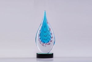 Factory direct sales crystal trophy transparent crystal base