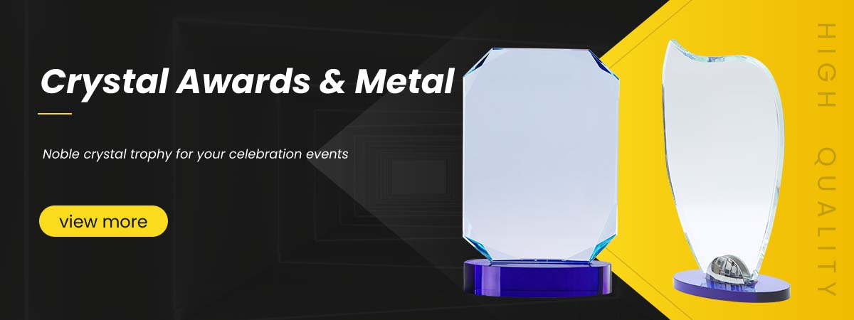 CRYSTAL AWARDS & METAL