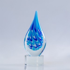 Factory direct sales crystal trophy transparent crystal base