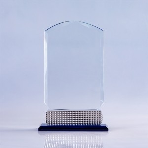 Crystal awards precious crystal plaque