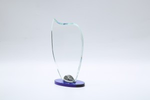 Customize Logo Crystal Blank Plaque Trophy Awards Glass Trophy