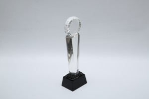 Premium glass trophy, crystal trophy and souvenir award