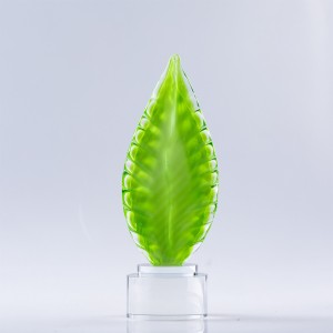 OEM / ODM Crystal Glass Art Award New Design