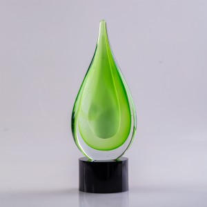 custom art glass awards
