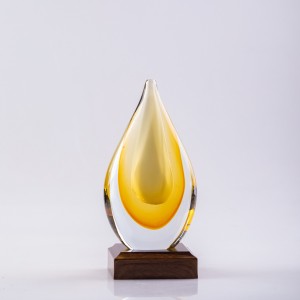 custom art glass awards