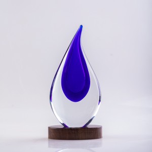 custom art glass awards