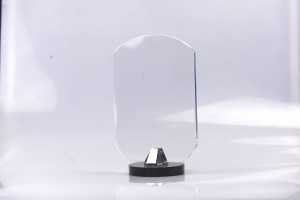 Crystal awards precious crystal plaque